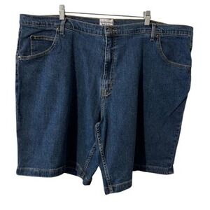 Saddlebred Big & Tall Men's Denim Blue Jean Shorts Size 48W 90s‎ Y2K Dad Shorts